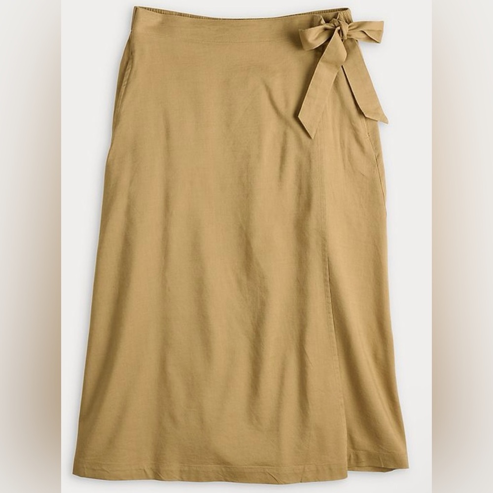 Women's Croft & Barrow Tie-Front Faux Wrap Mid-Rise Skirt - Picture 10 of 11